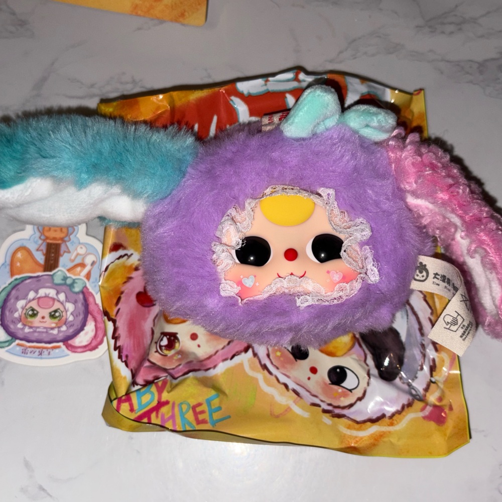 Baby Three Storage Pouch CONFIRMED Fluffy Bunny